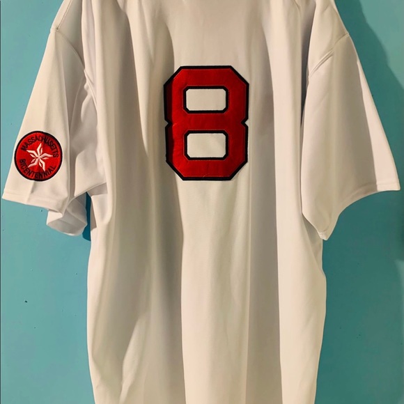 Red Sox HOF #8 1975 Throwback Carl Yastrzemski Jersey - Picture 5 of 6